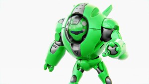 ASTRONAUT BOT V-3000   RIGGED