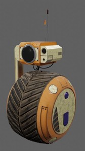 star war robots realistic 3d model