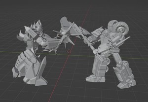 Optimus Prime Vs Megatron FOC 3