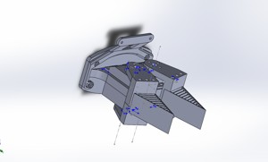 Custom youbot gripper with intel D435