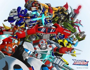 Transformers Animated Bumblebee Turbo Booster