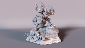 Medabots Rokusho Statue