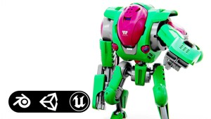 BATTLE DROID S-200  Rigged for Unreal Engine - Unity - MIXAMO