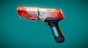 Sci-Fi Gun Type 1 - optimized for VR - 4k Texture