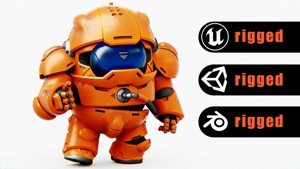 AMONG US   Rigged for Unreal Engine - Unity - MIXAMO