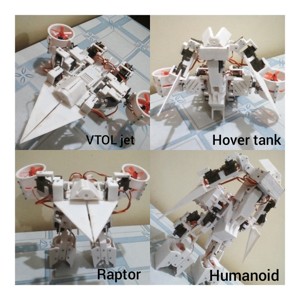 ARDUINO VTOL TRANSFORMERS ROBOT - NEZHA MS