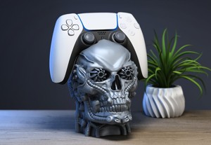 Robot skull Ps5 controller stand