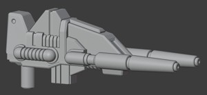 Twin Stunner Laser Rifle for PotP Grimlock