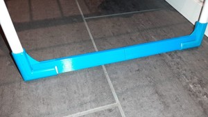 Robot Vacuum barrier for Leifheit clothes airer / drying rack