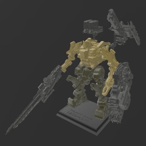 Armored Core 6 Honest Brute- Milk Tooth Presupported