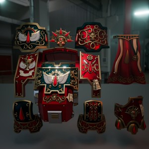 SANGUINE ANGELS DREADNOUGHT UPGRADES (REDEMPTION, BALLISTA, BRUTALIST) [PRESUPPORTED]