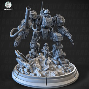Iron Joe Fighting Mech Static Set 100mm