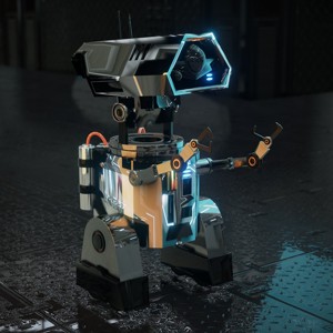 Rigged robot