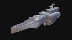 ulysses galactic heroes spaceship Modified