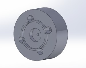 Laser Tracker SMR to Robot Flange Mount