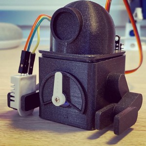 WeatherBot - ESP8266, SG90 Servo and DHT22
