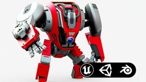 GORILLA BOT Rigged for Unreal Engine - Unity - MIXAMO 