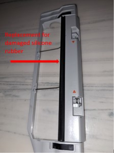 Xiaomi vacuum cleaner flexible part for brush cover
