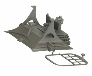 MAZINGER Z BASE PHOTOATOMIC RESEARCH INSTITUTE KIT