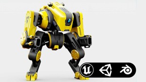 MILITARY BOT S-200  Rigged for Unreal Engine - Unity - MIXAMO