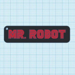 MR. ROBOT KEYCHAIN