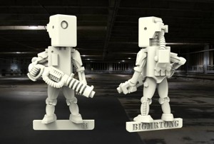 Stapler Droid Five - 28mm Wargaming Miniature Robot