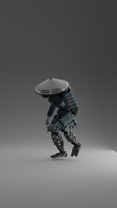 Samurai Robot Character