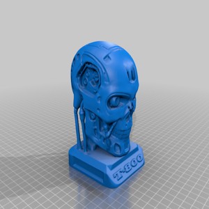 [IVI3D] Finer T800 Smooth Terminator Endoskull for Scaling