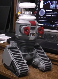 j5-b9 robot body for use with J5 motorized 1/5th scale treads.