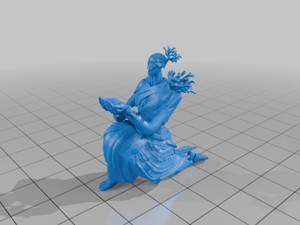 Plant/Coral-Druid-Robot Tabletop Miniature