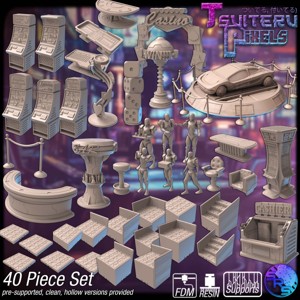 CYBER CASINO TERRAIN SET