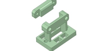 RIGIDBOT FLAT CABLE CLAMP
