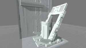 MHB08OF-Classic Mech Hangar Platform Deck Fixture