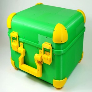 Rubik's Cube Robot Carrying Case, Fully 3D-Printed