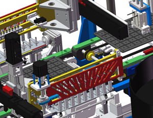 industrial 3D model Automatic assembly sorting machine