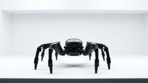 Futuristic Mechanized Spider Robot Design