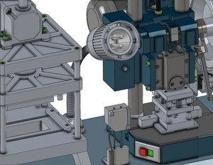 industrial 3D model Small stamping machine
