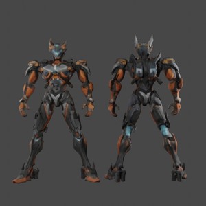 Neon Vanguard 3D model