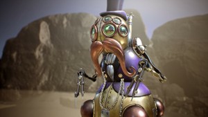Robot Gentleman PBR Game-Ready