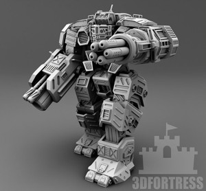  Robot with armor