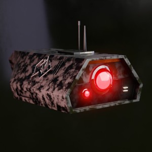 Flying Animated Drone