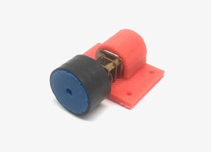 Robot wheels with rubber band treads
