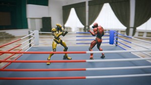 Battle Arena Sci fi robots animated