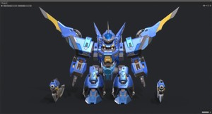 Maneuvering gundam