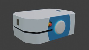 Autonomous Mobile Robot 3 - AMR - Low Poly