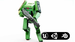 BATTLE DROID X-2000  Rigged for Unreal Engine - Unity - MIXAMO
