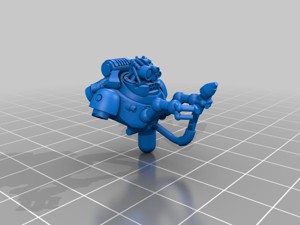 HOVERING SPACE DWARF ROBOT