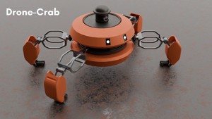 Dron-Crab Robot