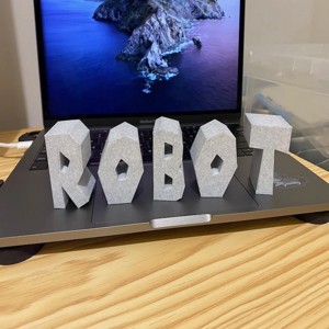 Stone Age Style Letters (Designed by Jason Workshop)