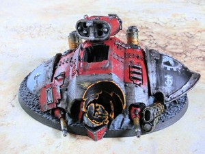 Wrecked robot 120mm base (remix)